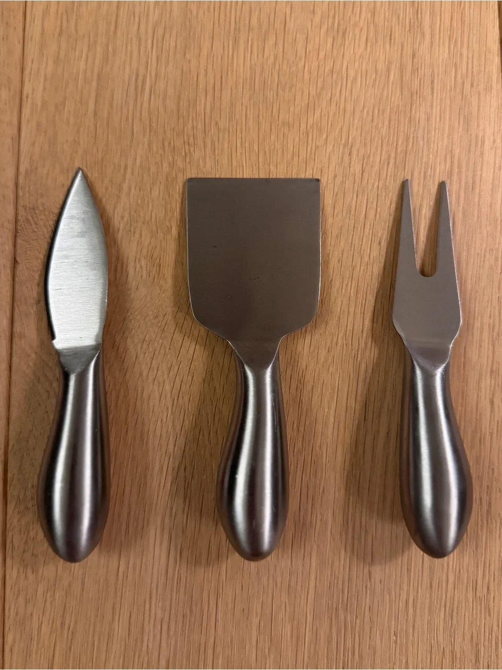 3-Piece Stainless Steel Cheese Knife Set